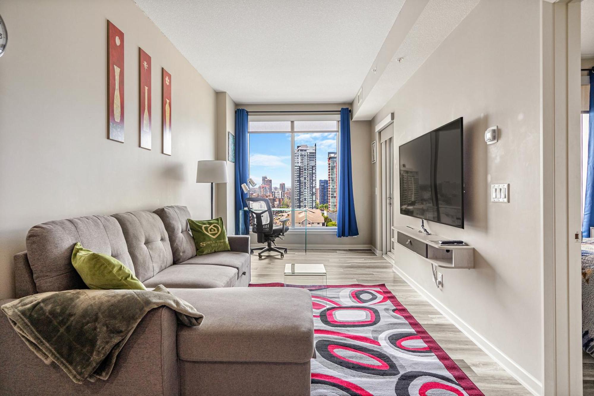 City Centre Retreat - 1Br Condo With Desk YYC Екстериор снимка